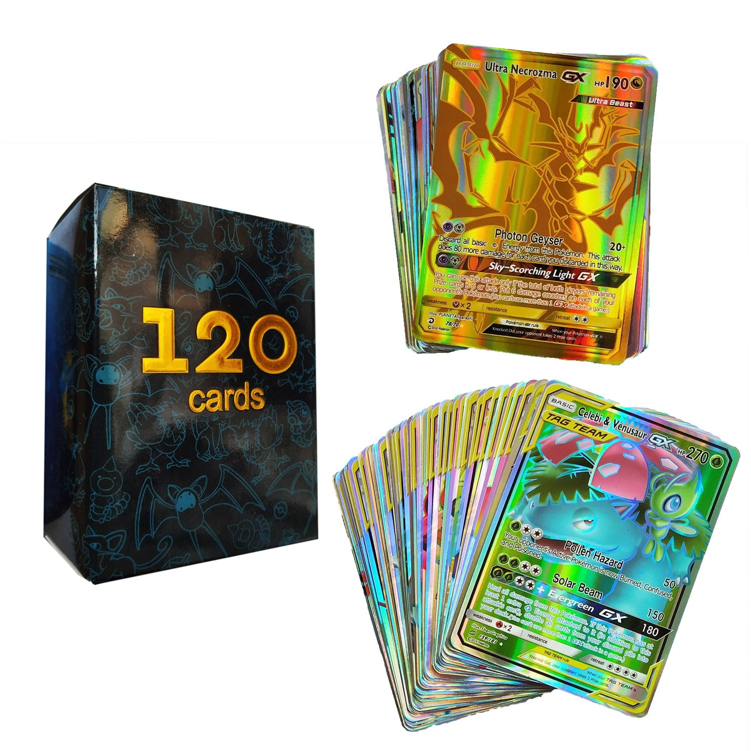 Best Selling Children battle Game Card GX EX Collection trading pokemo –  sneakerus359